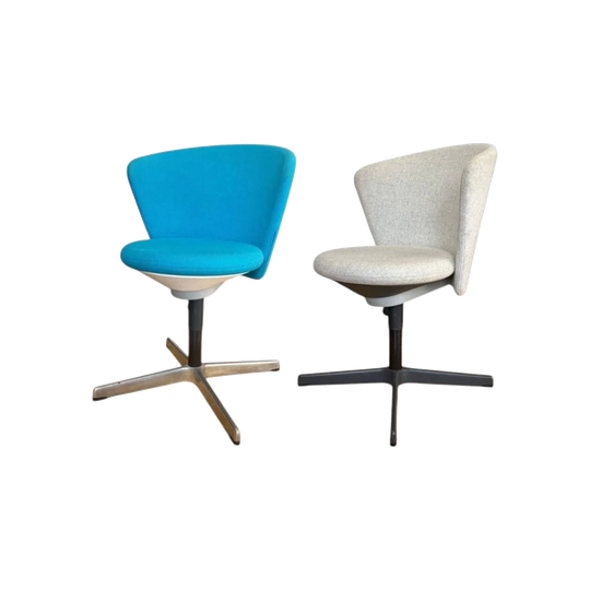 Pair of Bene Bay Chair - Premium Designer Swivel Lounge / Reception Chair
