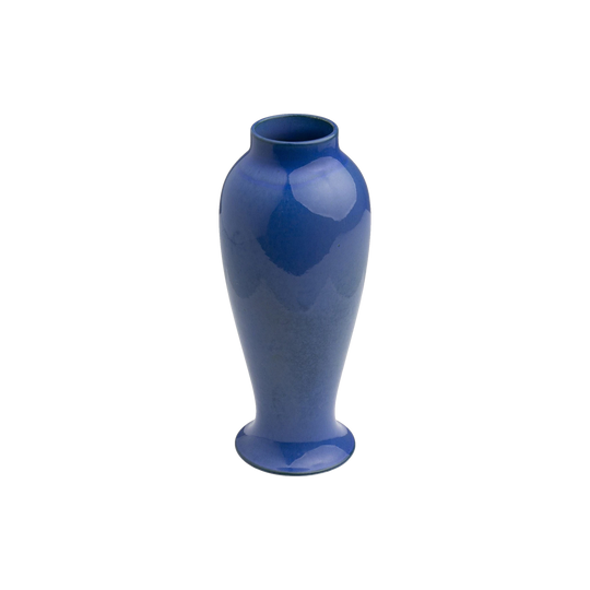 Ruskin Pottery Slender Blue Glazed Baluster Vase