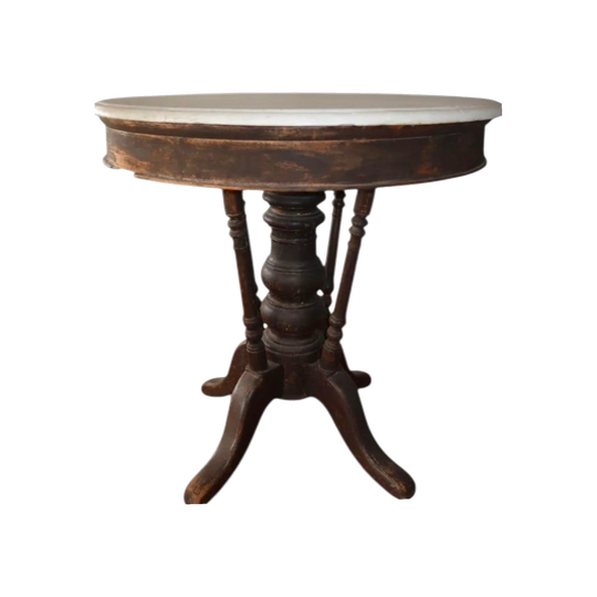 Victorian Marble-Topped Occasional Table