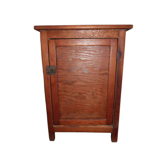 Vintage Timber Bedside Cabinet / Small Cupboard