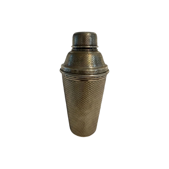 James Dixon & Sons Art Deco Silver Plated Cocktail Shaker Made in England