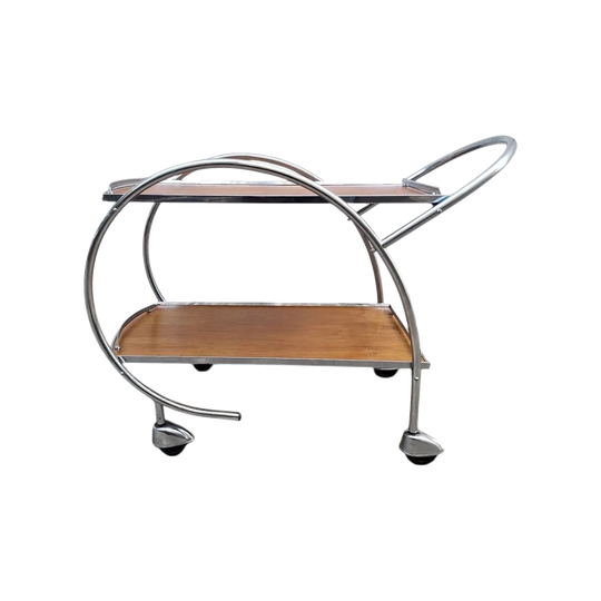 Ranleigh Art Deco-Style Mid-Century Drinks Trolley