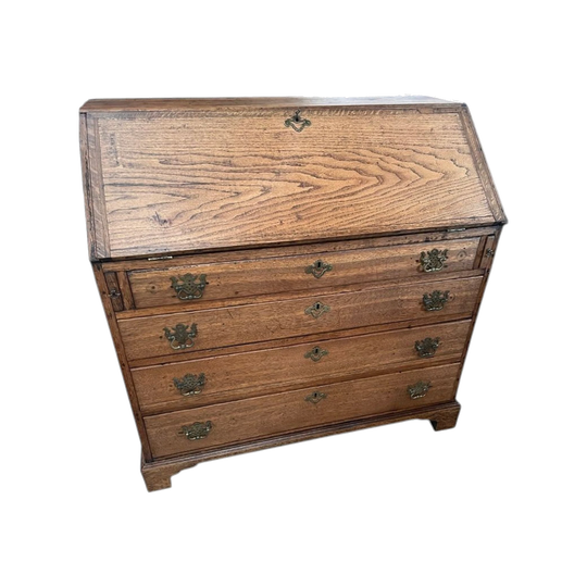 Early 19th century Ash & Oak Writing Bureau