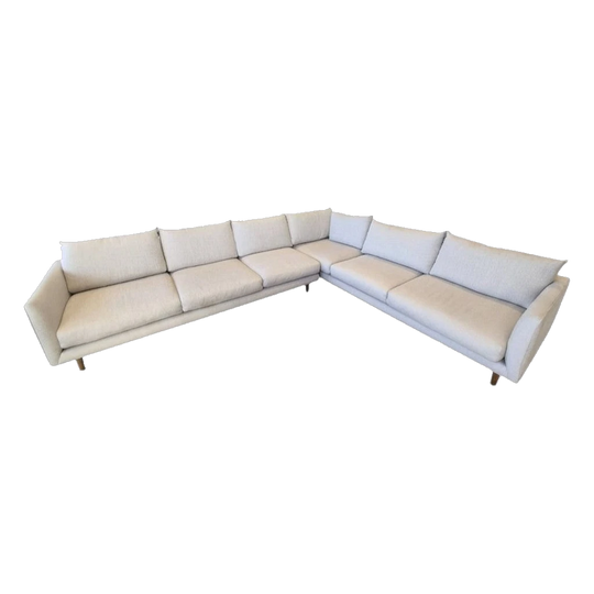 Two-piece Modular Fanuli Sofa in Alabaster
