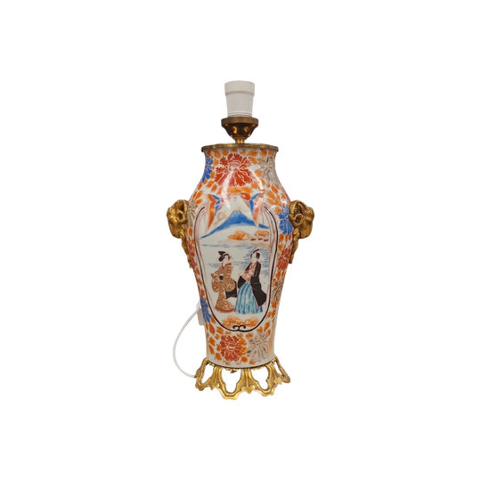 Japanese Imari Style Lamp Base
