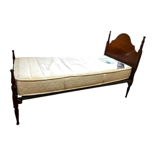 Queen Anne vintage single bed with high quality single mattress