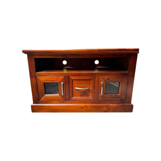 Vintage solid timber smart size cabinet bedside table hall stand TV unit