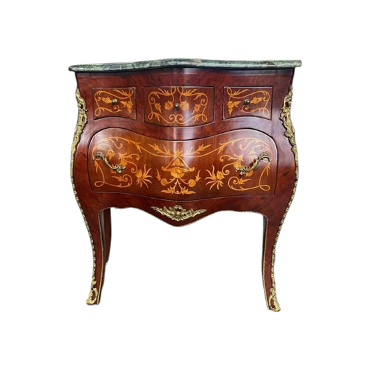 Elegant French 18th Century Commode Louis XV style hall stand side table marble