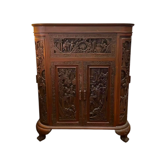 A 20th century chinese bar cabinet.