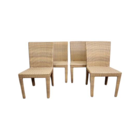 Set of 4 'DEDON' Panama Chairs by Richard Frinier
