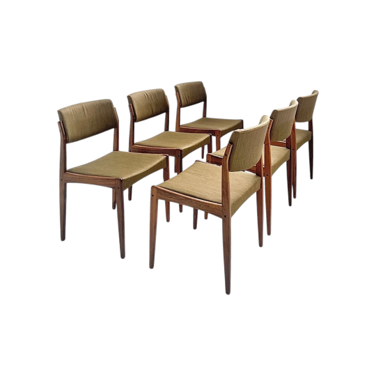 Set of Six H.W.Klein Rosewood Dining Chairs