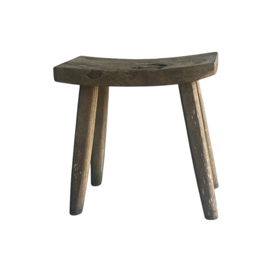 Vintage timber stool