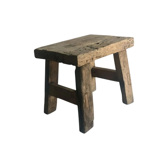 Vintage timber stool