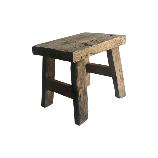 Vintage timber stool