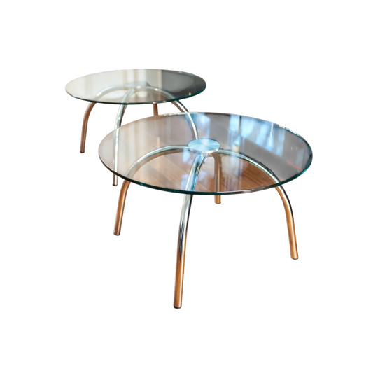 Vintage MCM Walter Knoll Marazzato Side Tables