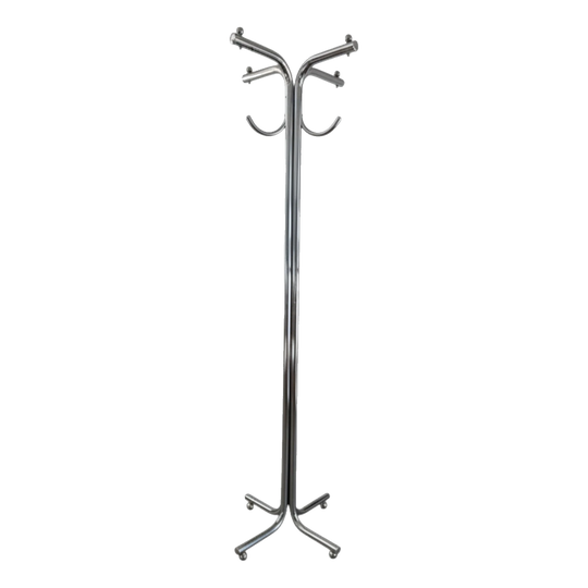 Chrome 70s Space Age Coat rack