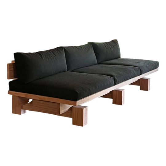 Brutalist Japanese Futon Sofa