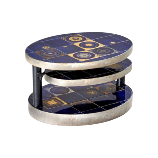 Georges PELLETIER French Ceramic Coffee Table