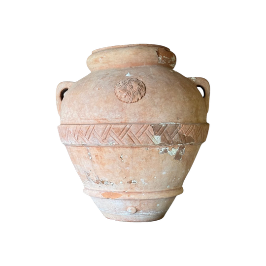Vintage Handmade Italian Terracotta Urn - Motyaj