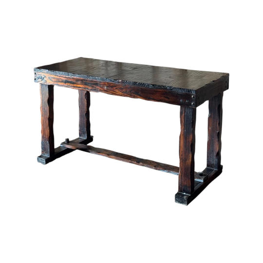 Vintage Medieval Style Timber Bench Seat