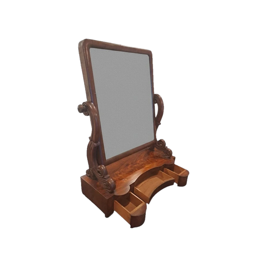 Victorian Mahogany Table Mirror