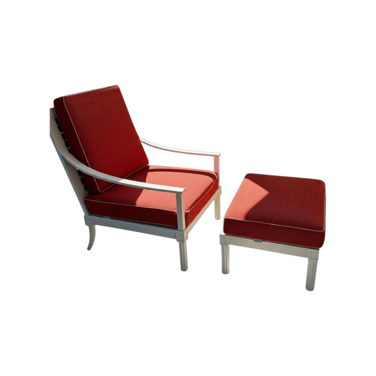 Janus et Cie Quadratl lounge chair and ottoman