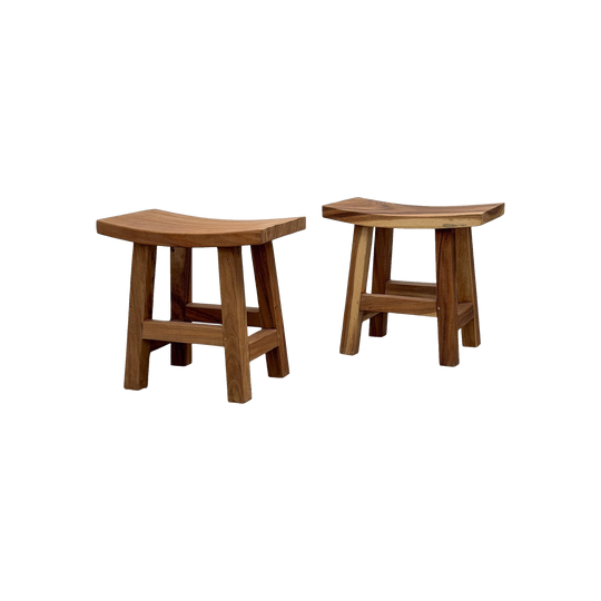 Suar Rectangle Stool - Natural