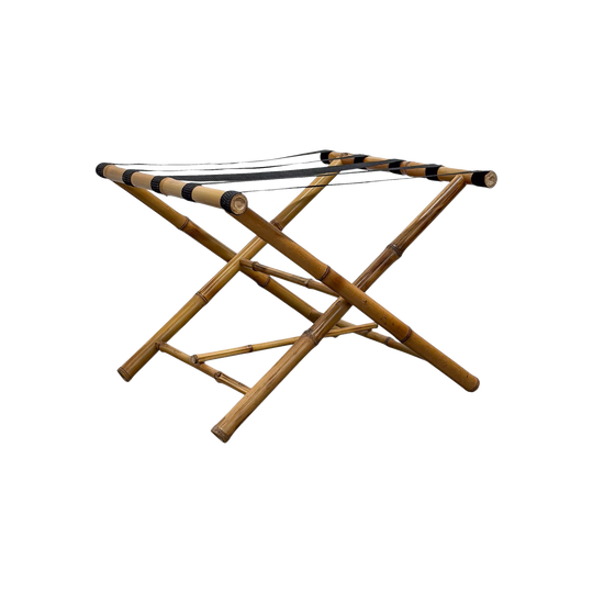 Bamboo Suitcase Stand