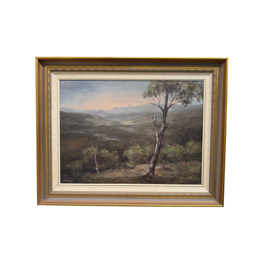 Signed Landscape Painting by Listed Dutch Artist