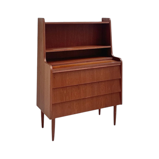 Danish Teak Bureau Dresser
