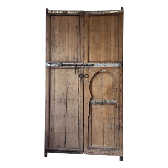 Vintage Moroccan Riad Doors - Authentic Marrakech Craftsmanship