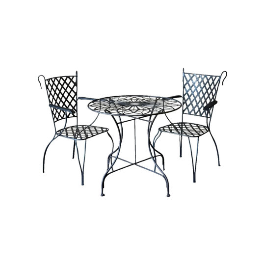 Vintage Garden Table & Chairs - 3 Piece Setting