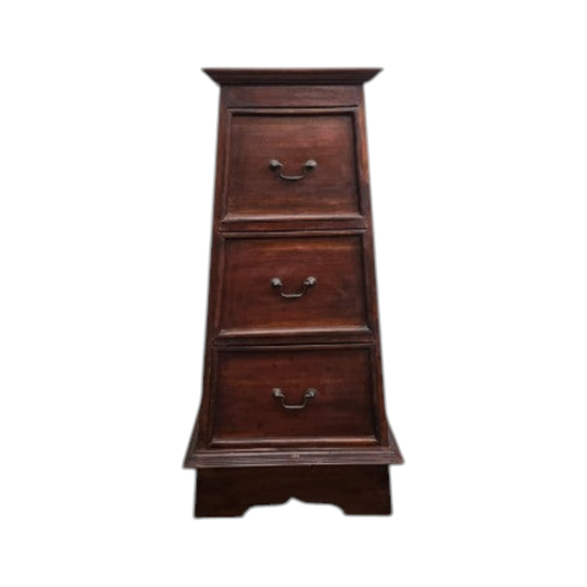 Vintage Pyramid 3 Drawer Chest