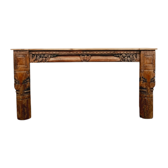 VINTAGE Recycled Indian Console Table Natural
