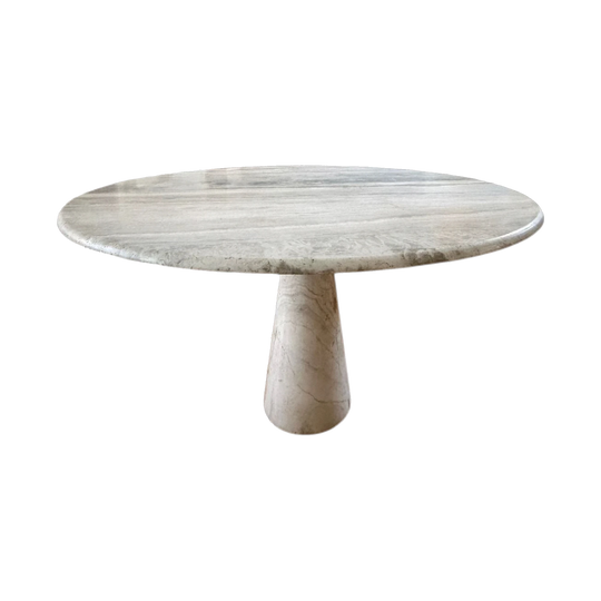 Vintage Italian travertine table