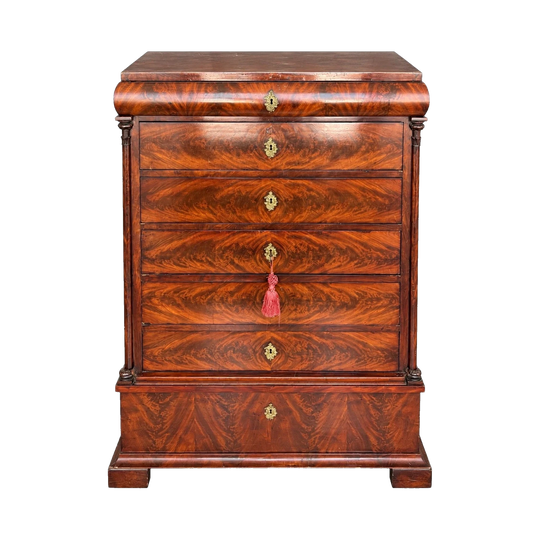 A Baltic Empire Mahogany Secrétaire à Abattant, c.1830