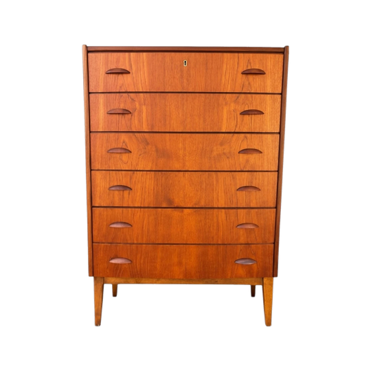 Danish Mid Century Teak Chest of Drawers