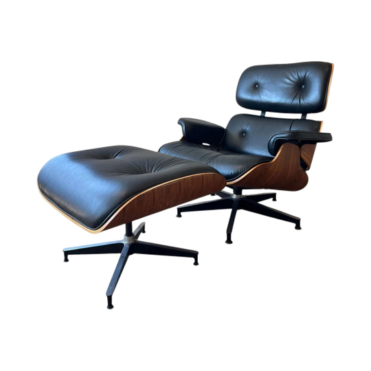 Replica Eames Lounge Chair & Ottoman – Leather