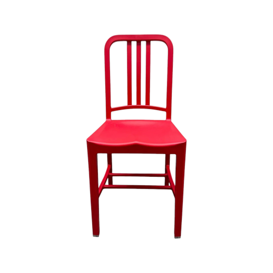 Emeco 111 navy chair - Red