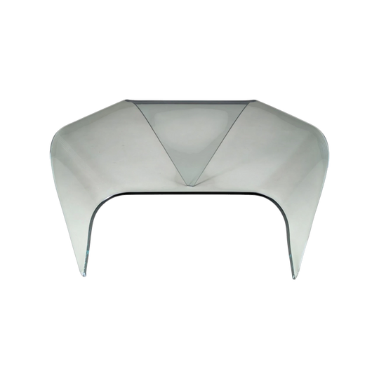 Italian FIAM Bent Glass Waterfall Coffee Table