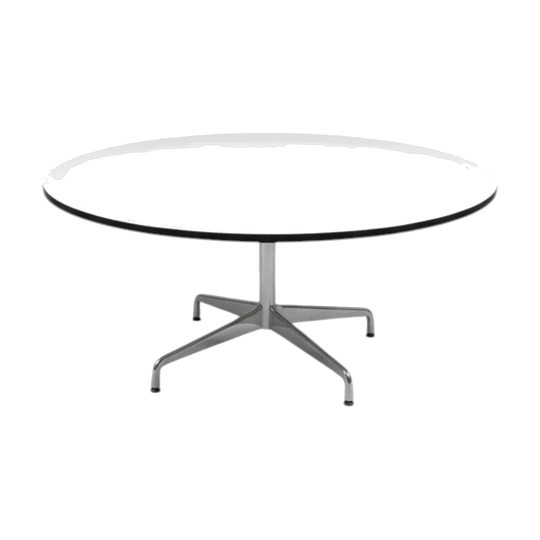 Large Original Eames Aluminium Group Pedestal Table by Herman Miller