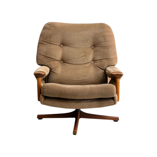 Vintage Tessa T1 in Brown Corduroy Orginal Upholstery