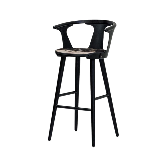 Sami Kallio for &Tradition 'In Between' SK8 Bar Stool in Black Oak