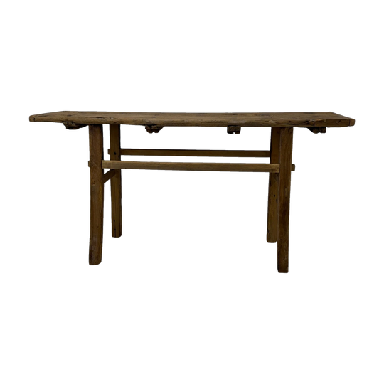 Antique Long Elm Console | 155x40x80cm