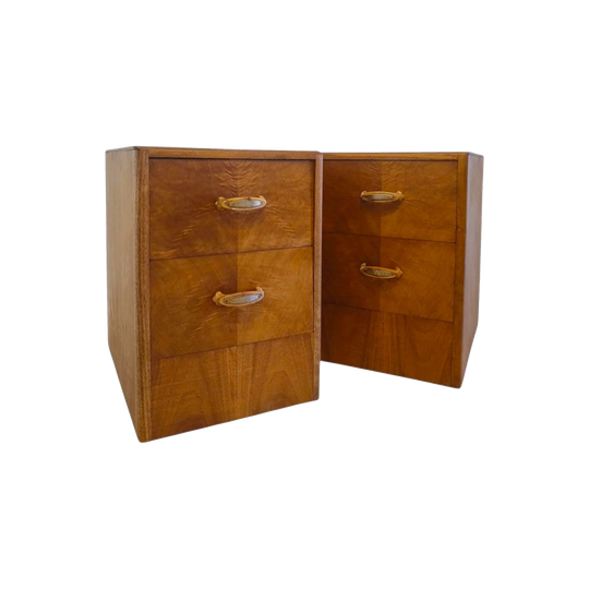 Upcycled & Fully Restored MCM Retro Bedside Tables