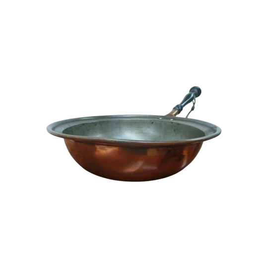 Antique Copper Frying Pan