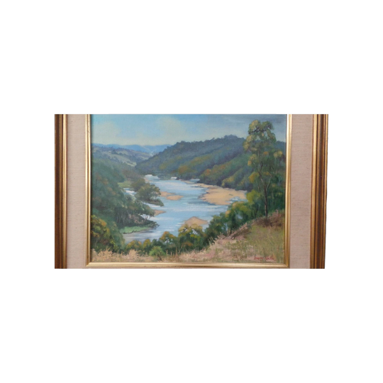 Bega River at Tathra Framed Oil Painting