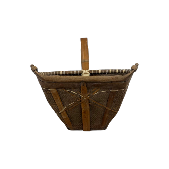 Antique Chinese Basket Scoop