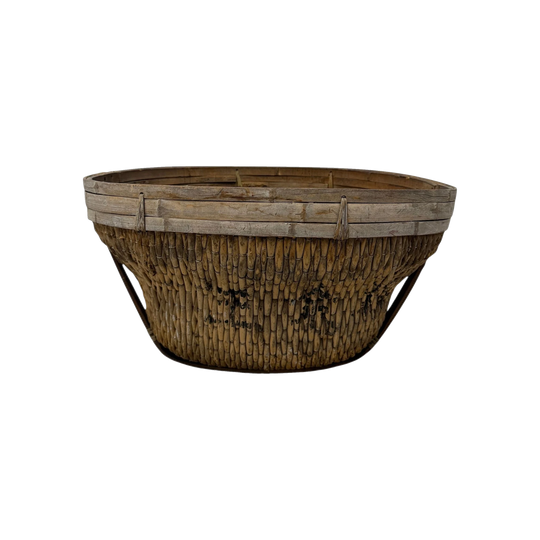 Antique Chinese Grain Basket