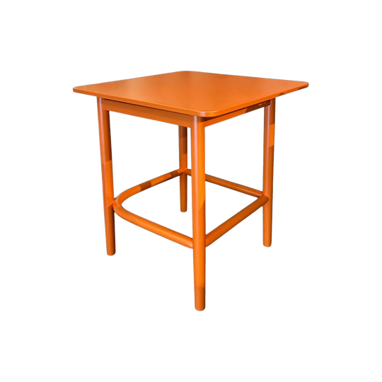 Single Curve Low Table Orange